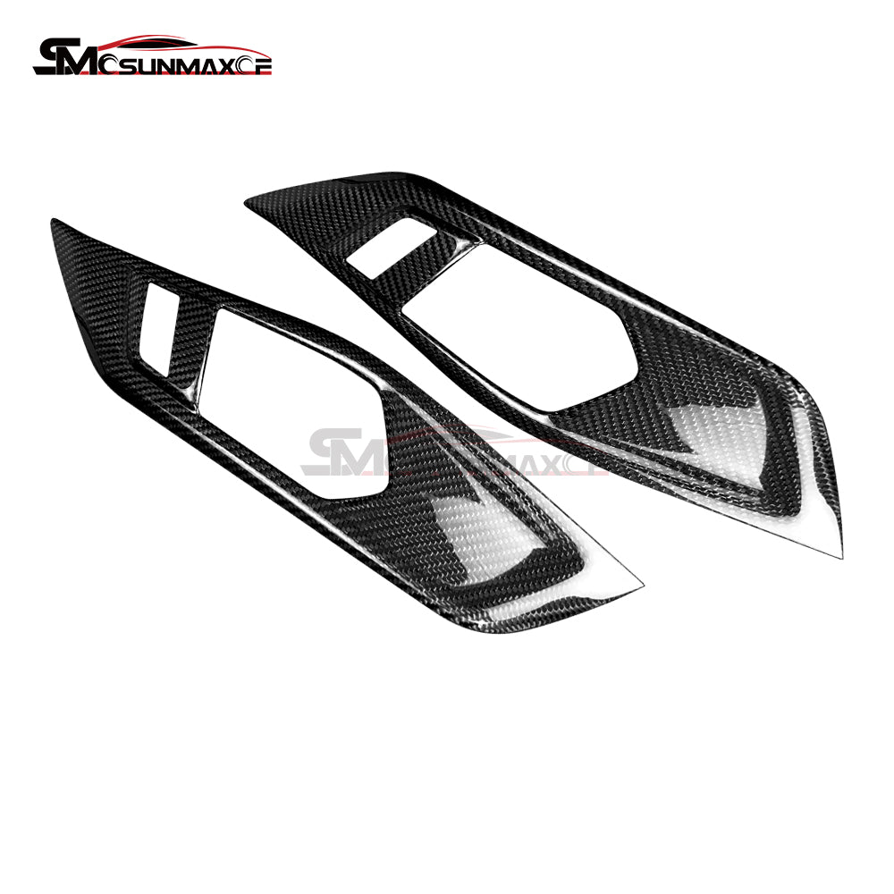 BMW 4 Series G22 G23 G24 Carbon Fiber Door Handle Frame Cover (2021)