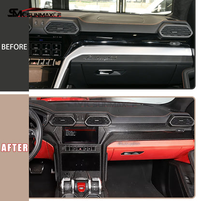 Lamborghini Urus Carbon Fiber Dashboard Trim Cover (2018-2025)