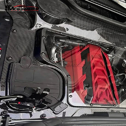 Corvette C8 Convertible Carbon Fiber Rear Engine Bay Hood (2020-2024)