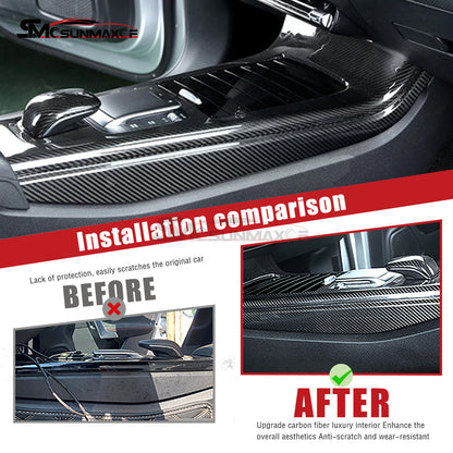 Mercedes-Benz CLA AMG A-Class A35 A45 W177 V177 C118 Carbon Fiber Gear Shift Panel Trim (2020-2023)