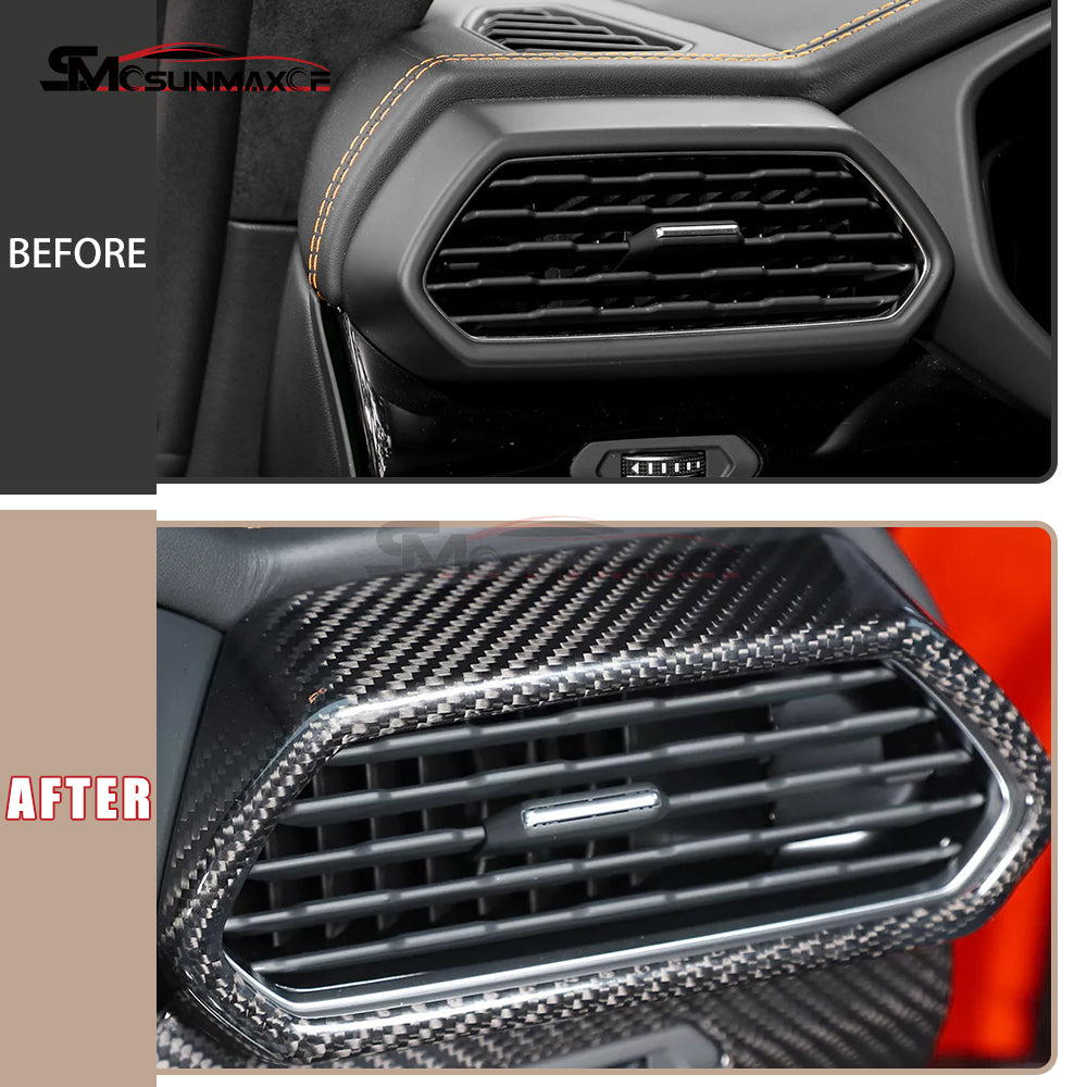 Lamborghini Urus 2018-2025 Carbon Fiber Dashboard Air Vent Cover