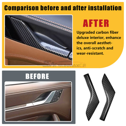 Porsche 911 992 Carbon Fiber Door Handle Covers (2019-2024)