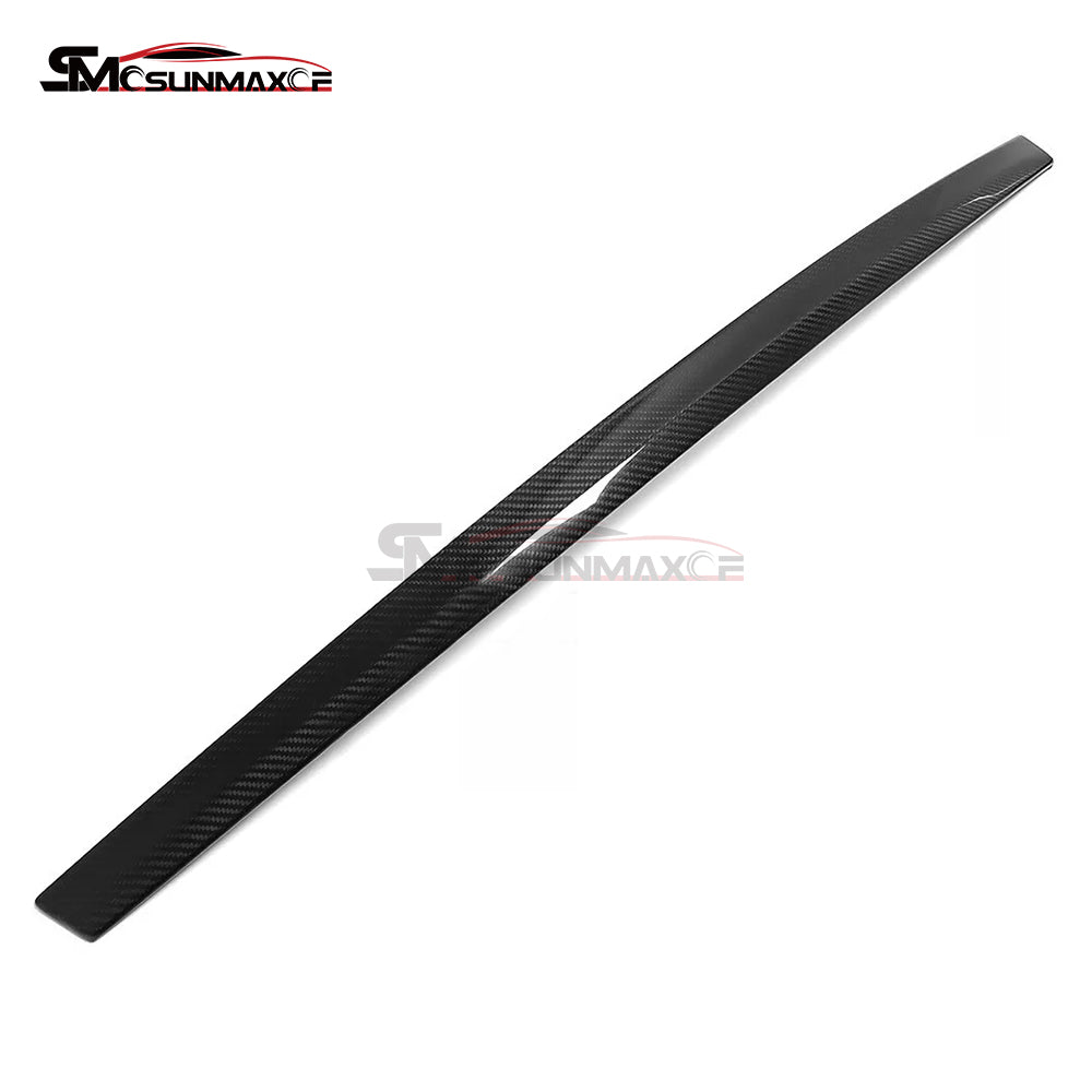 Tesla Model S 2021-2023 Dry Carbon Rear Trunk Lid Cover Trim