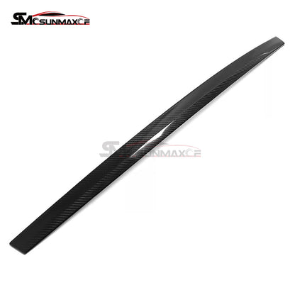 Tesla Model S 2021-2023 Dry Carbon Rear Trunk Lid Cover Trim