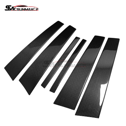 BMW 3 Series G20 330i M340i Carbon Fiber B-Pillar Cover (2019-2020)