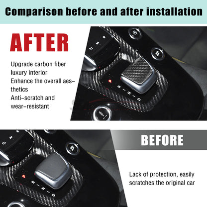 Carbon Fiber Gear Shift Knob Cover for Mercedes AMG GT/GTS/GTR (2015-2018)