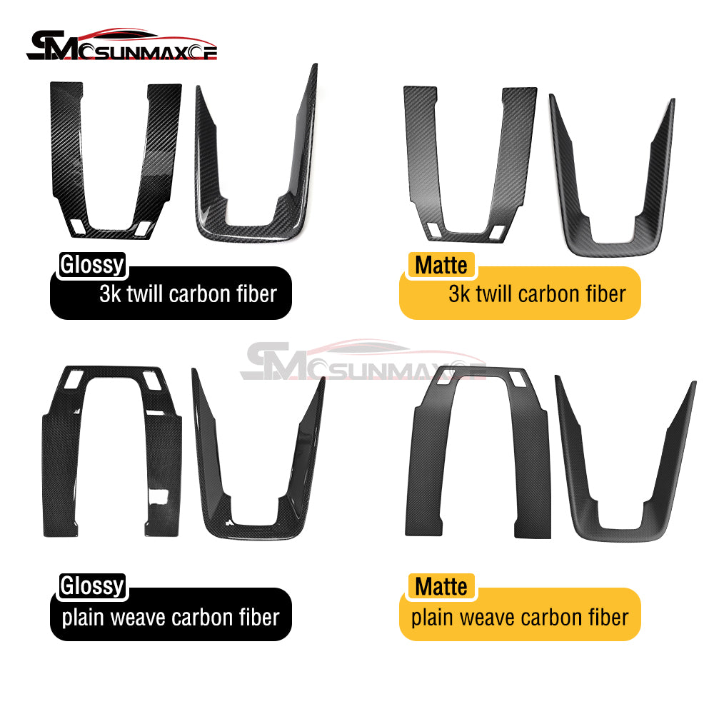 Porsche 911 992 Carbon Fiber Center Console Sticker (2019-2024)
