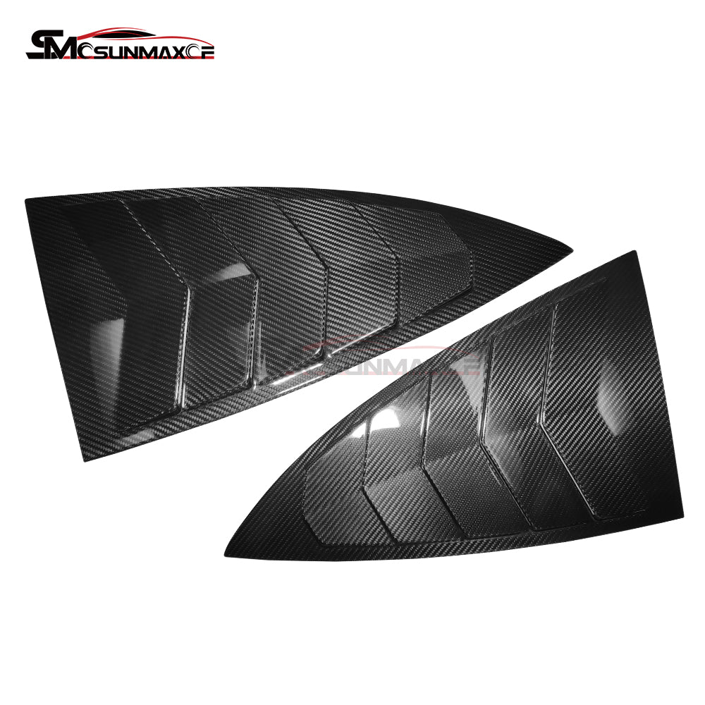 Carbon Fiber Rear Side Window Louvers Cover for Mercedes AMG GT/GTS/GTR (2015-2023)