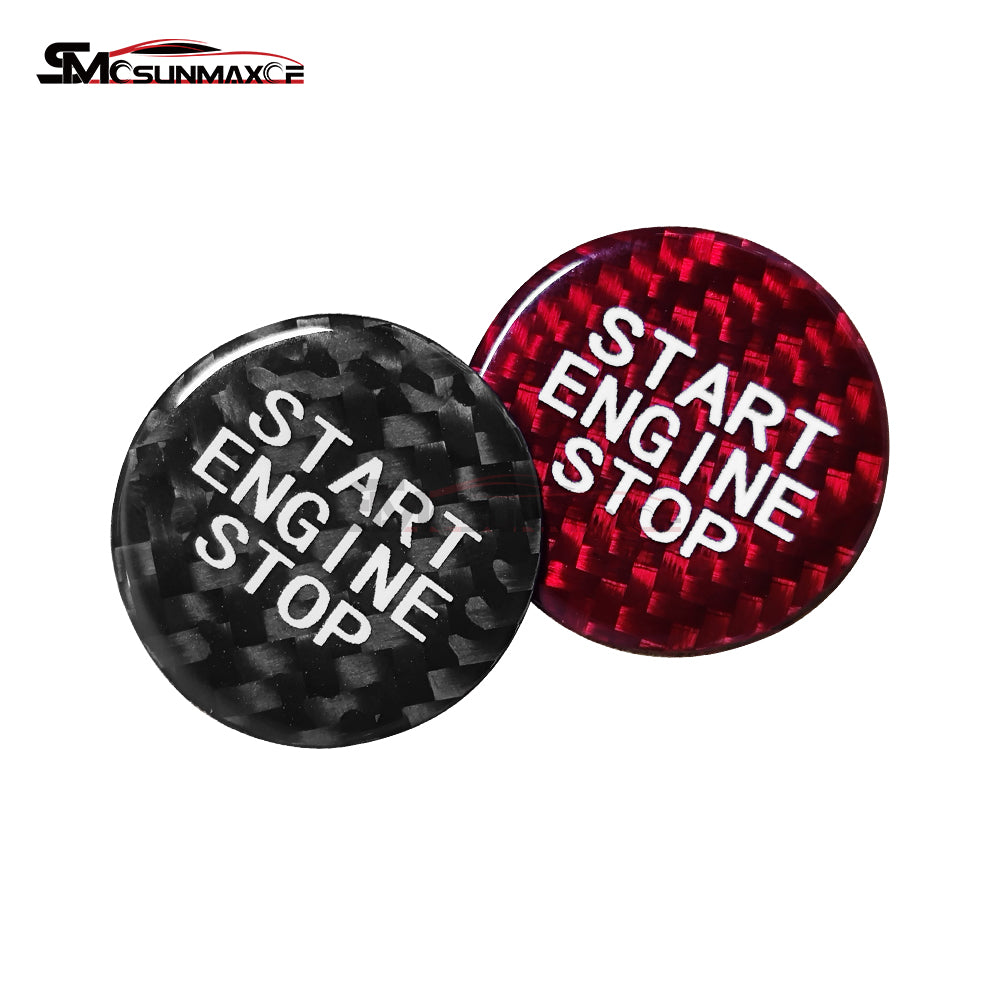 BMW 2 3 4 Series G20 G80 G82 G83 Carbon Fiber Start Stop Button Cover (2020-2024)