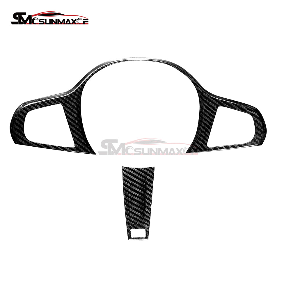 BMW 3-8 Series G20 G22 G28 G30+ Carbon Fiber Steering Wheel Trim (2021)