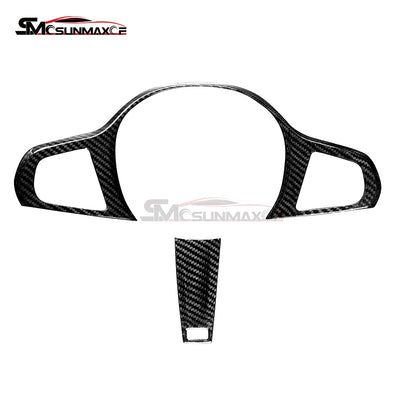 BMW 3-8 Series G20 G22 G28 G30+ Carbon Fiber Steering Wheel Trim (2021)