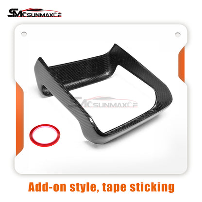 Tesla Model S 2021-2023 Carbon Fiber Rear Screen Frame Cover