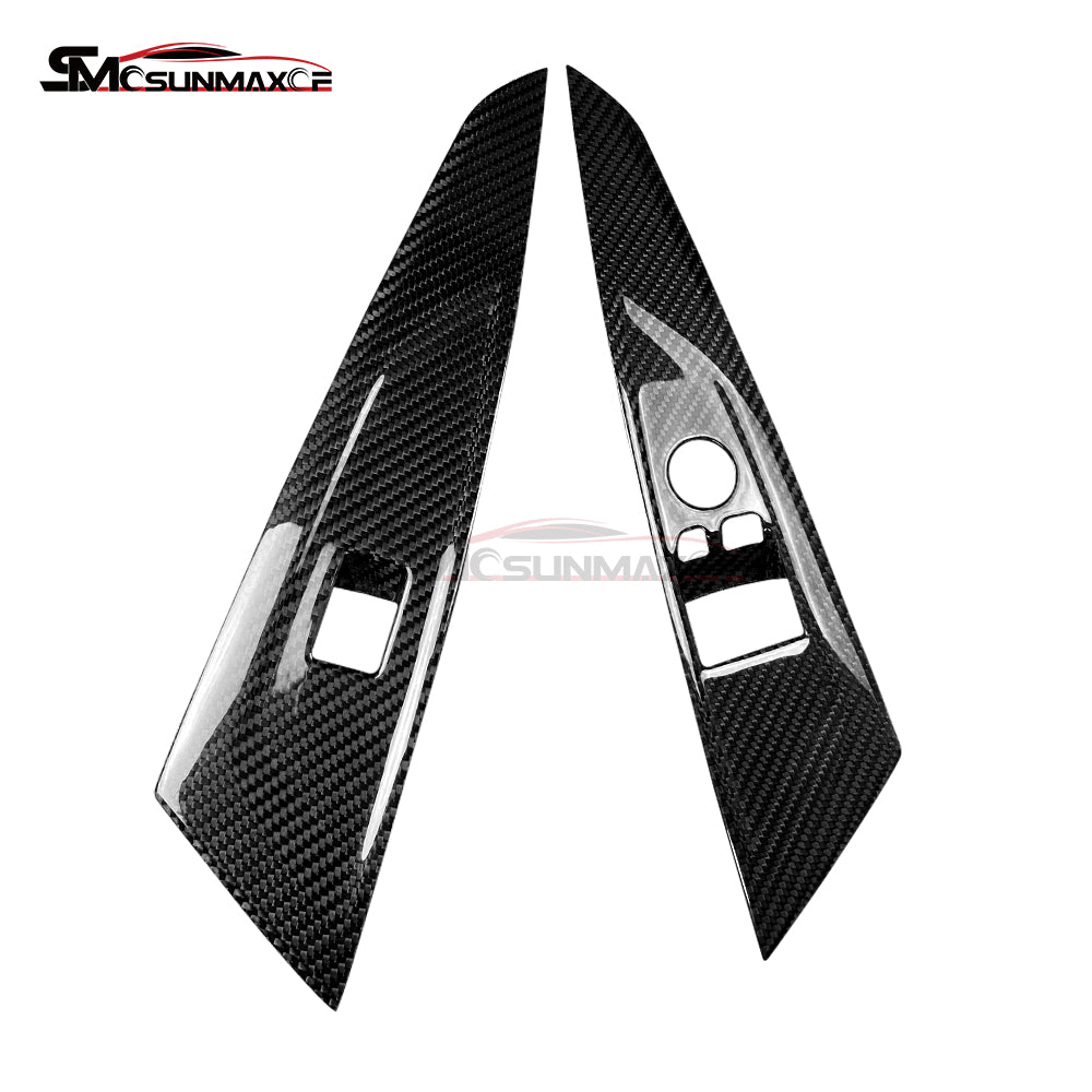 BMW 4 Series G22 Carbon Fiber Window Switch Panel Cover