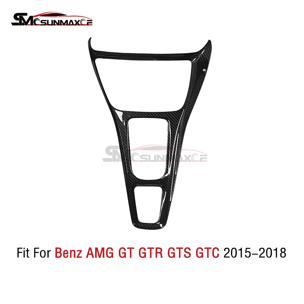 Mercedes-Benz AMG GT carbon fiber center console trim (2015-2018)