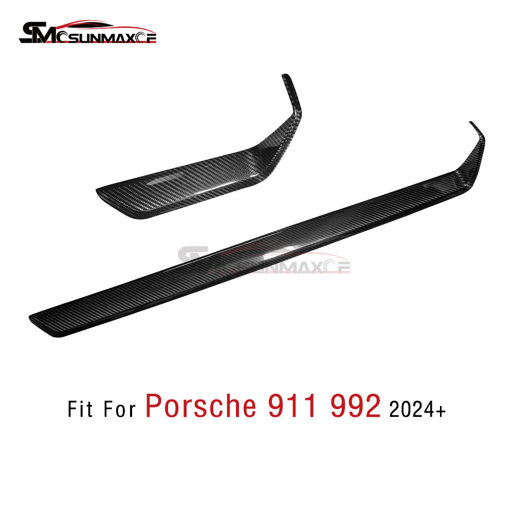Porsche 911 992 Carbon Fiber Center Console Cover (2019-2024)