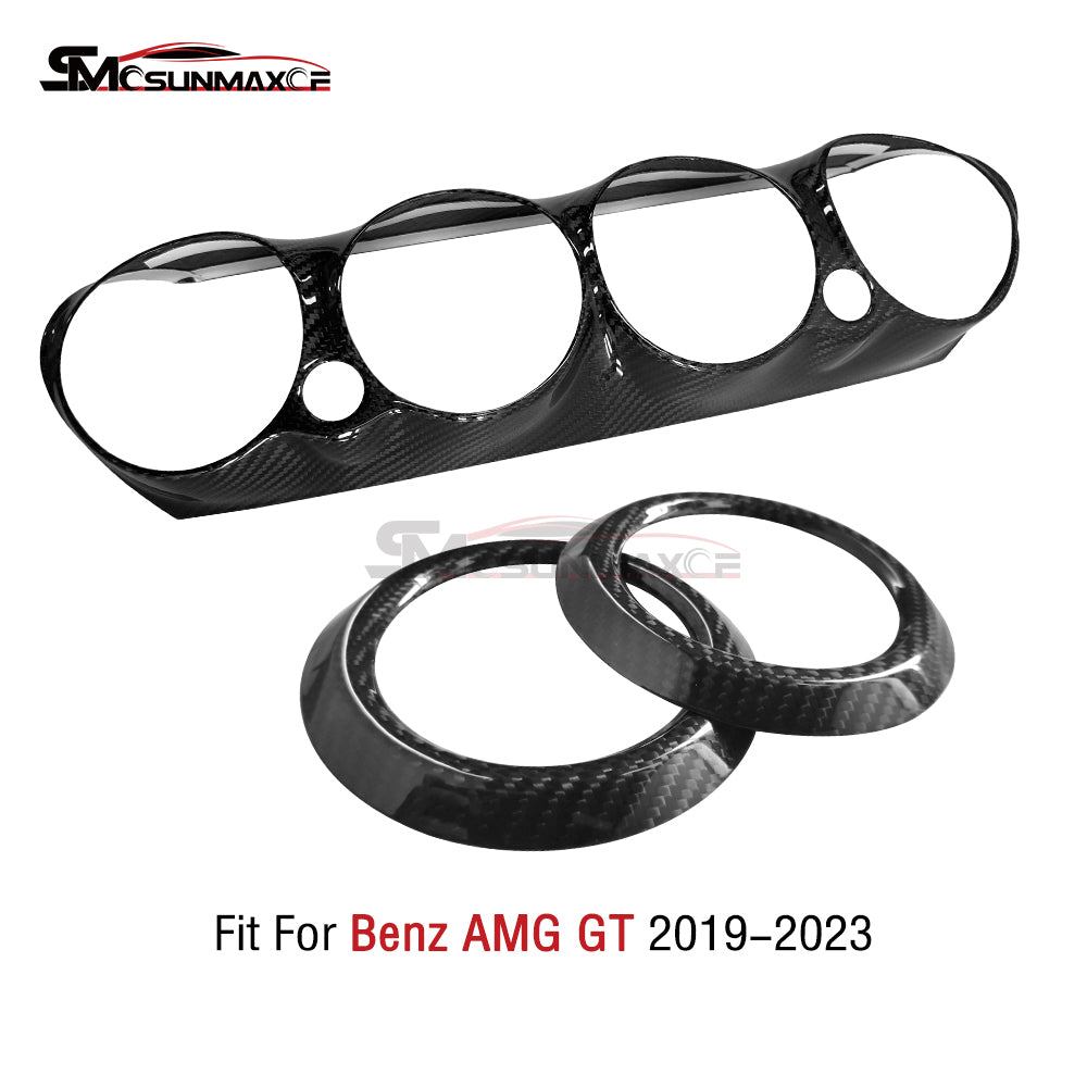 Carbon Fiber Dashboard Air Vent Outlet Covers for Mercedes AMG GT/GTS/GTR (2019-2023)