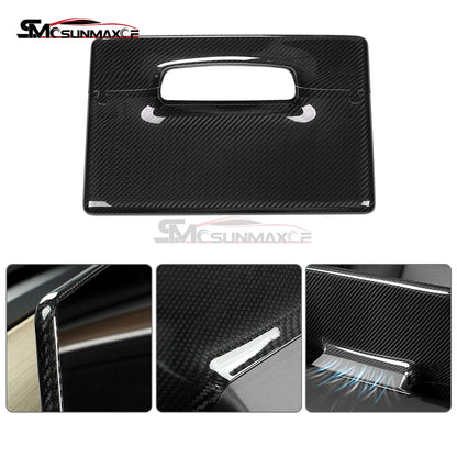 Tesla Model 3 Highland 2024 Carbon Fiber Center Console Touchscreen Cover Trim