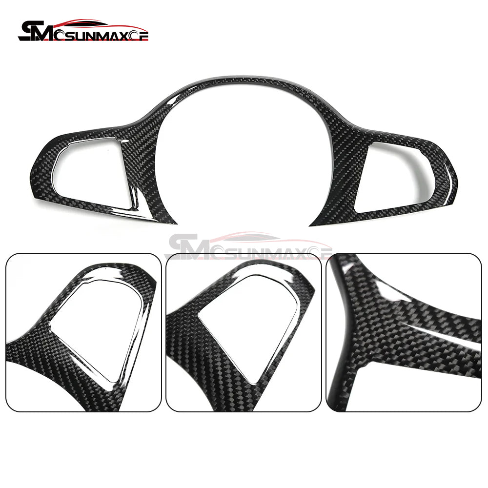 BMW 3-8 Series G20 G22 G28 G30+ Carbon Fiber Steering Wheel Trim (2021)