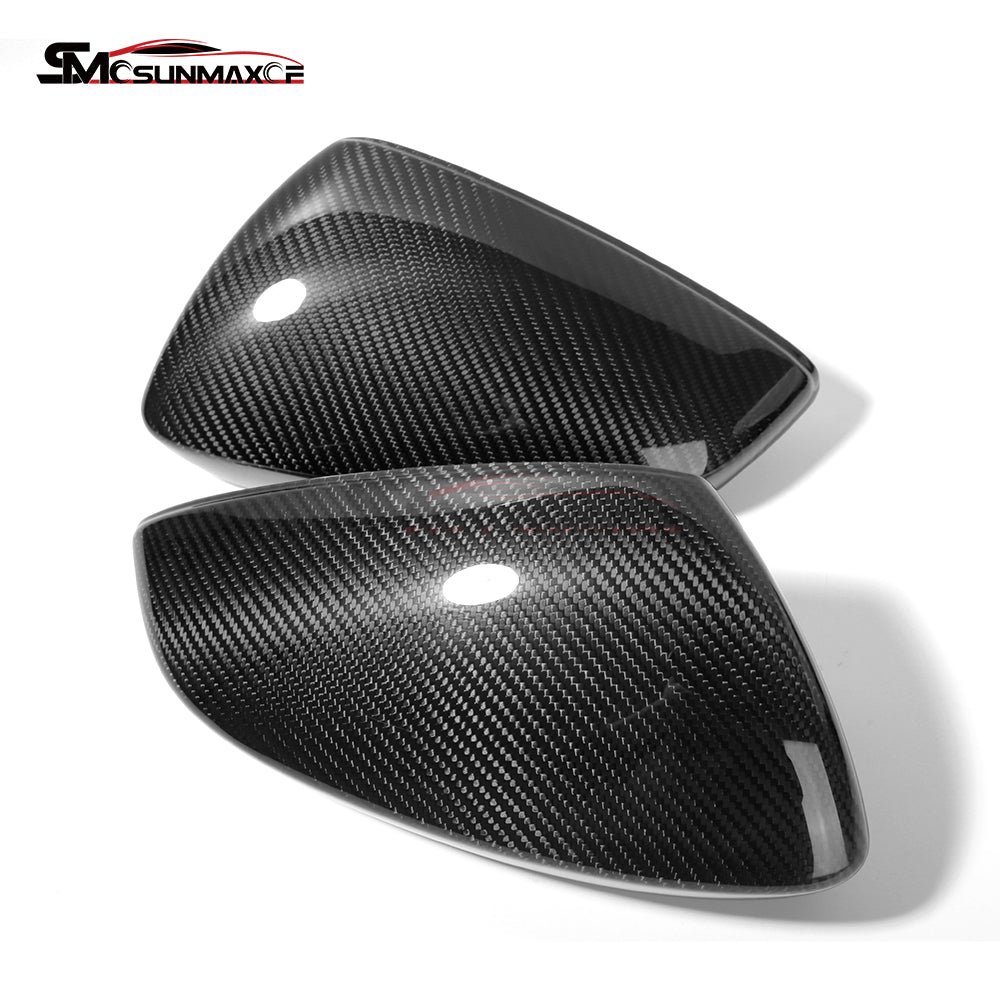 Audi A3 8Y S3 RS3 Carbon Fiber Side Mirror Covers (LHD, 2021-2024)