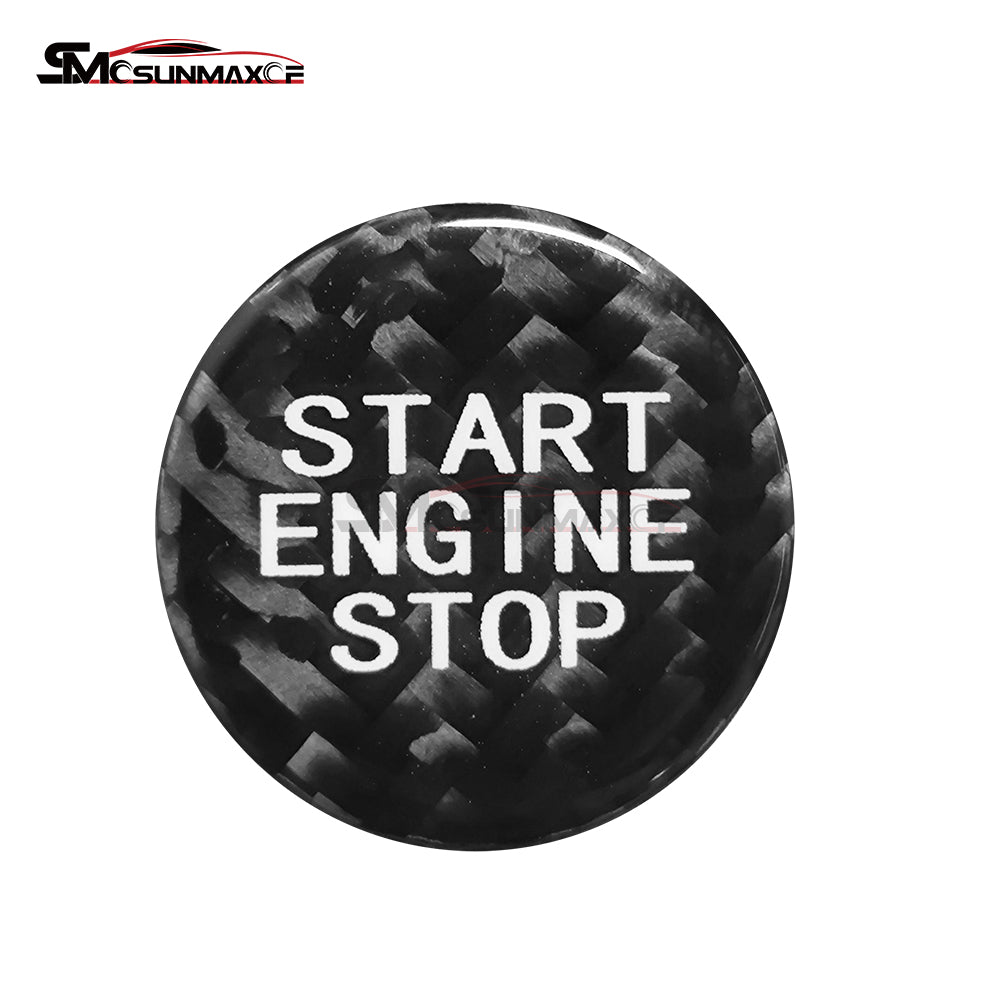 BMW 2 3 4 Series G20 G80 G82 G83 Carbon Fiber Start Stop Button Cover (2020-2024)