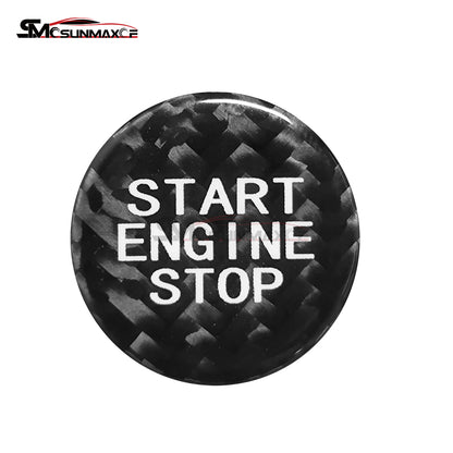 BMW 2 3 4 Series G20 G80 G82 G83 Carbon Fiber Start Stop Button Cover (2020-2024)