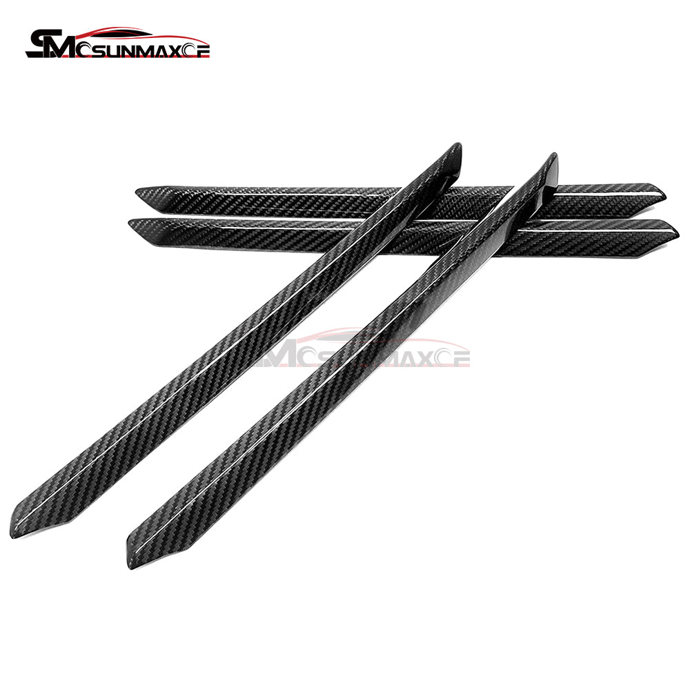 Audi A3 S3 RS3 8Y Carbon Fiber Door Panel Trim (4PCS, 2021-2024)