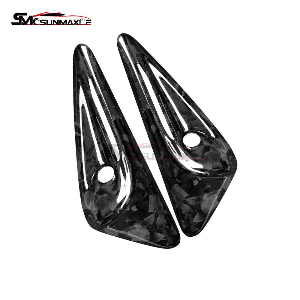 Tesla Model 3 Highland 2024 Forged Carbon Fiber Side Fender Camera Cover Frame