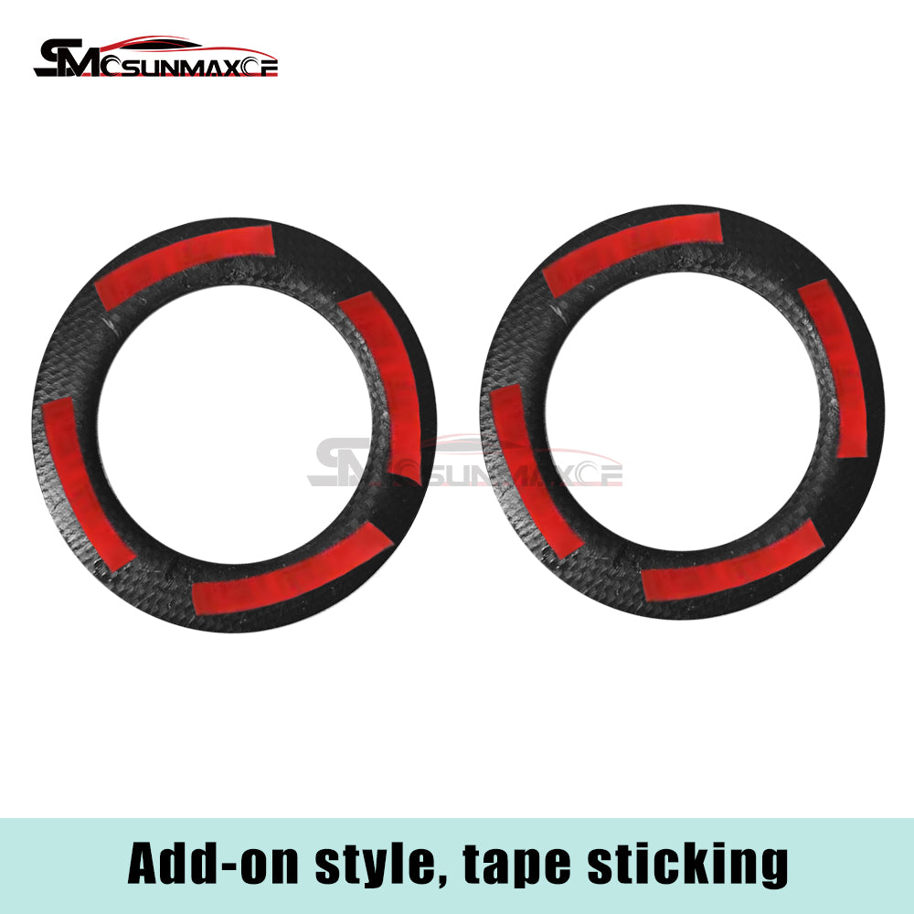 Real Carbon Fiber Dashboard Air Outlet Vent Ring Cover for Mercedes AMG GT/GTS/GTR (2015-2023)