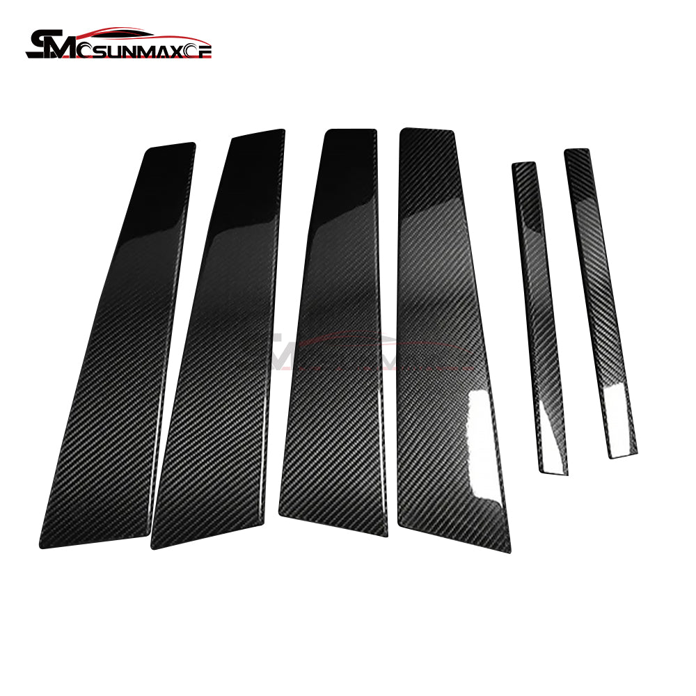 BMW 3 Series G20 330i M340i Carbon Fiber B-Pillar Cover (2019-2020)