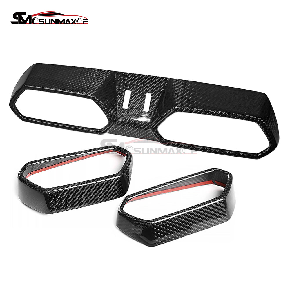 Lamborghini Urus Carbon Fiber Dashboard Air Vent Panel Cover (2018-2025)