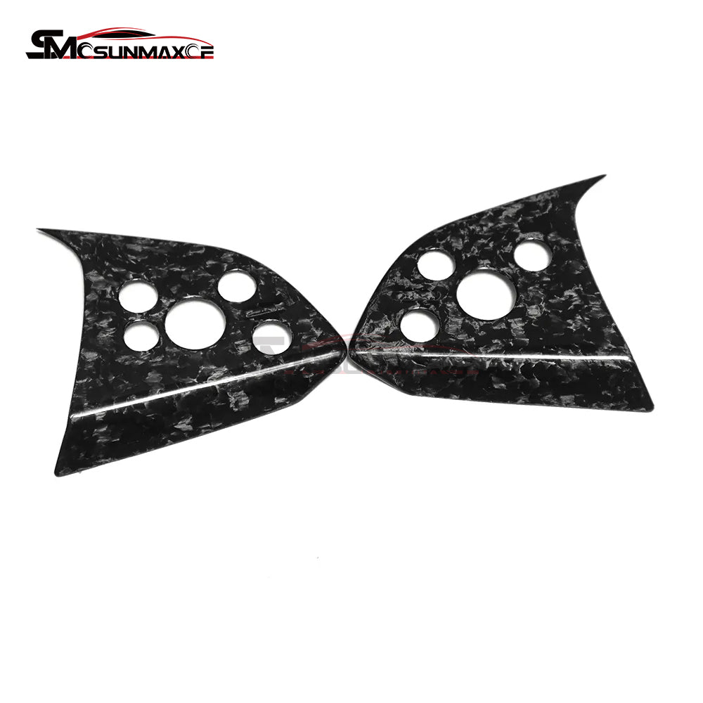Tesla Model 3 Highland 2024 Forged Carbon Fiber Steering Wheel Trim Cover
