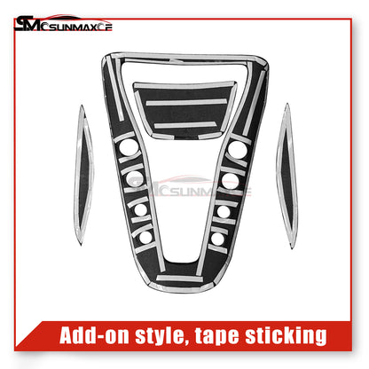 4Pcs Forged Carbon Gear Shift Panel Cover for Mercedes AMG GT/GTS/GTR (2016-2018)