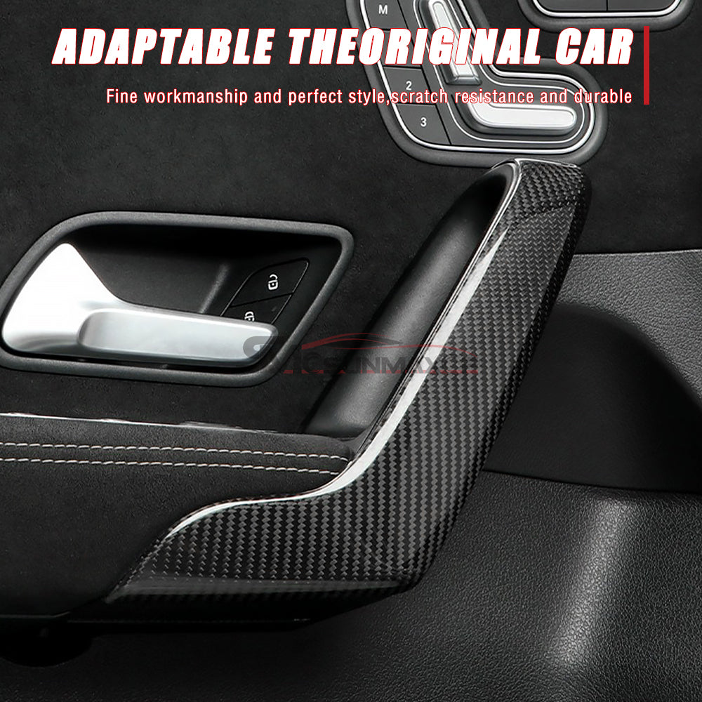 Mercedes-Benz A Class W177 V177 A35 A45 CLA C118 CLA45 Carbon Fiber Door Handle Trim (2020-2023)