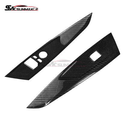 BMW 4 Series G22 Carbon Fiber Window Switch Panel Cover