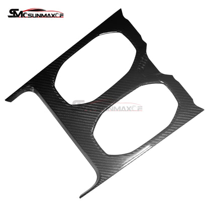 Lamborghini Urus Carbon Fiber Cup Holder Frame Cover (2018-2025)