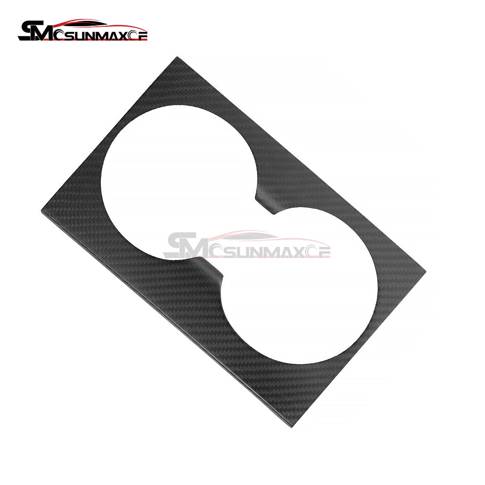 Tesla Model 3 Highland 2024 Real Carbon Fiber Center Console Cup Holder Panel Cover