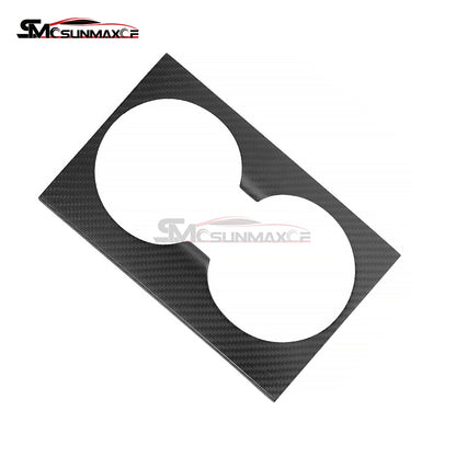 Tesla Model 3 Highland 2024 Real Carbon Fiber Center Console Cup Holder Panel Cover