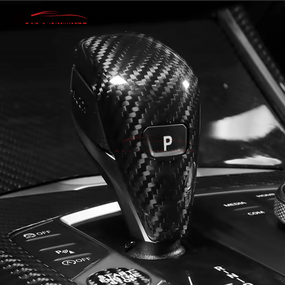BMW 3 & 4 Series G20 G21 G22 G23 G26 Carbon Fiber Gear Knob Cover (2020)