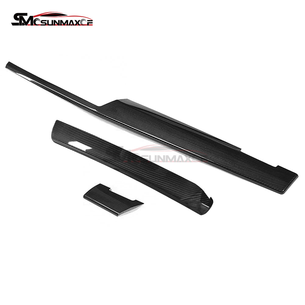 BMW 5 Series i5 M60 G60 G68 Carbon Fiber Dashboard Trim (3PCS, 2024)
