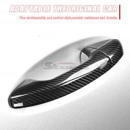 Mercedes-Benz C E S Class W205 W213 X253 W222 GLC W177 V177 C118 Carbon Fiber Door Handle Trim