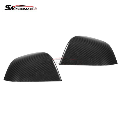 Tesla Model 3 Carbon Fiber Side Mirror Caps (2017-2024)