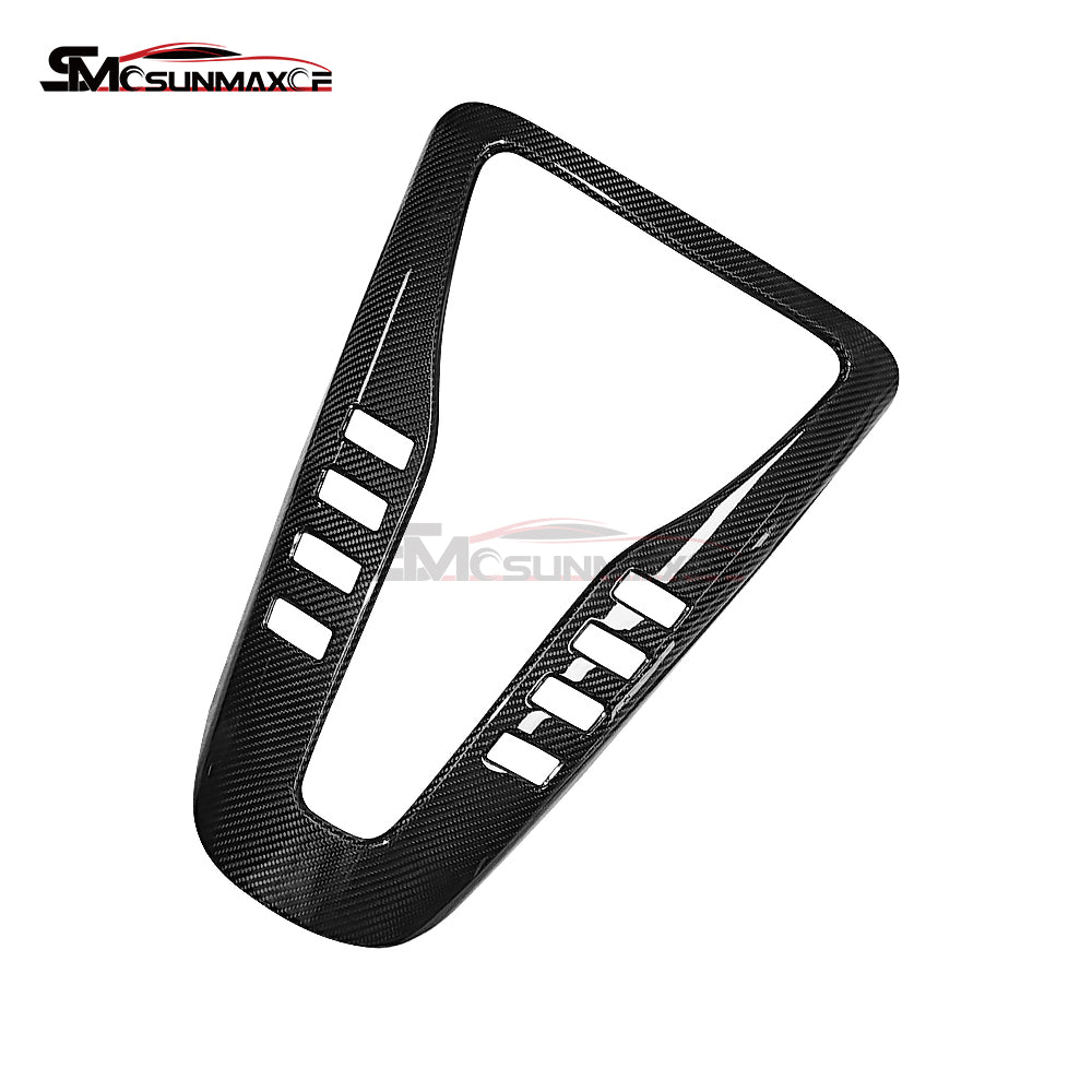 Carbon Fiber Center Console Panel Cover for Mercedes AMG GT/GTS/GTR (2019-2023)