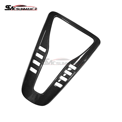 Carbon Fiber Center Console Panel Cover for Mercedes AMG GT/GTS/GTR (2019-2023)