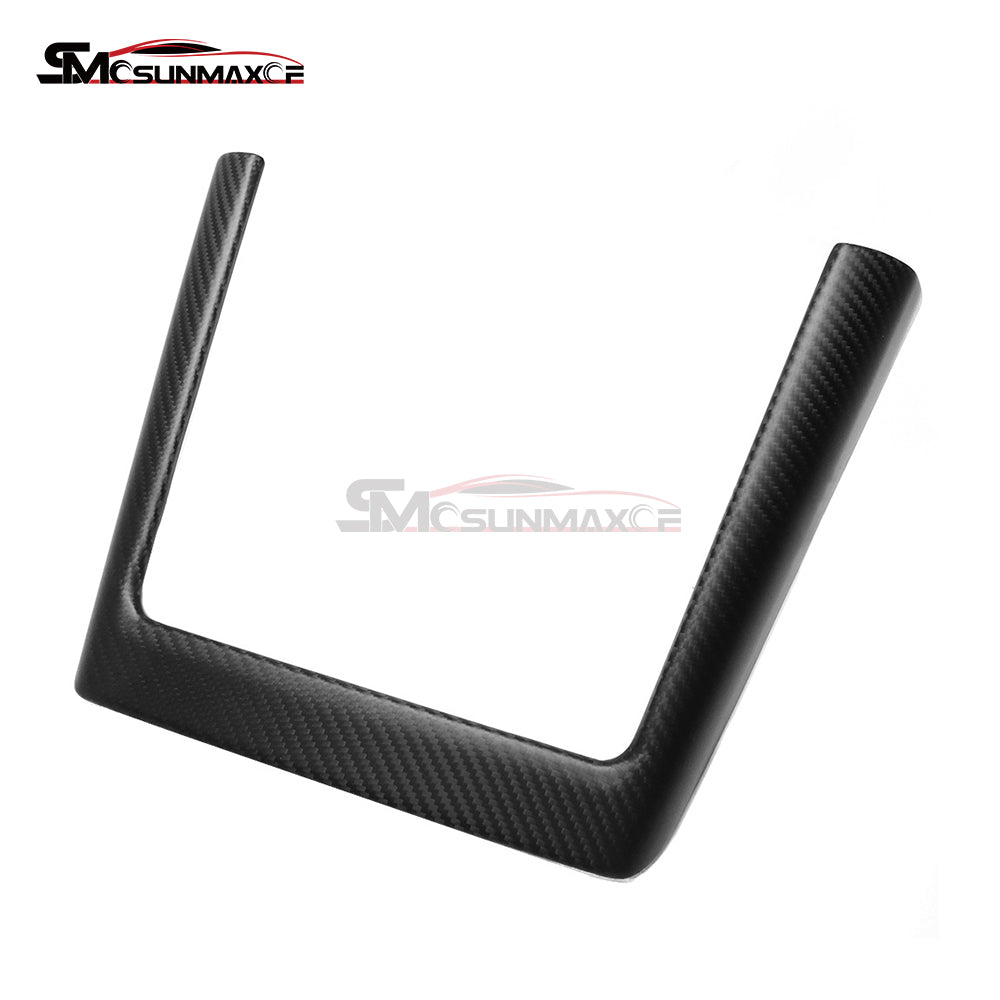 Tesla Model 3 Highland 2023-2024 Carbon Fiber Wireless Charging Frame Cover