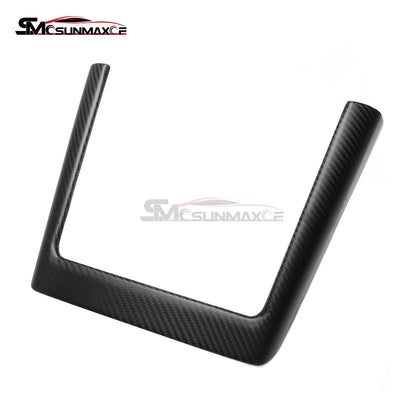 Tesla Model 3 Highland 2023-2024 Carbon Fiber Wireless Charging Frame Cover