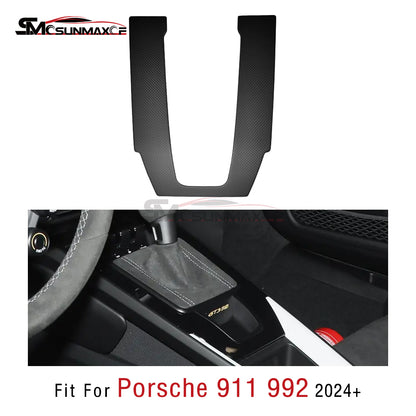 Porsche 911 992 Carbon Fiber Shift Panel Sticker (2019-2024)