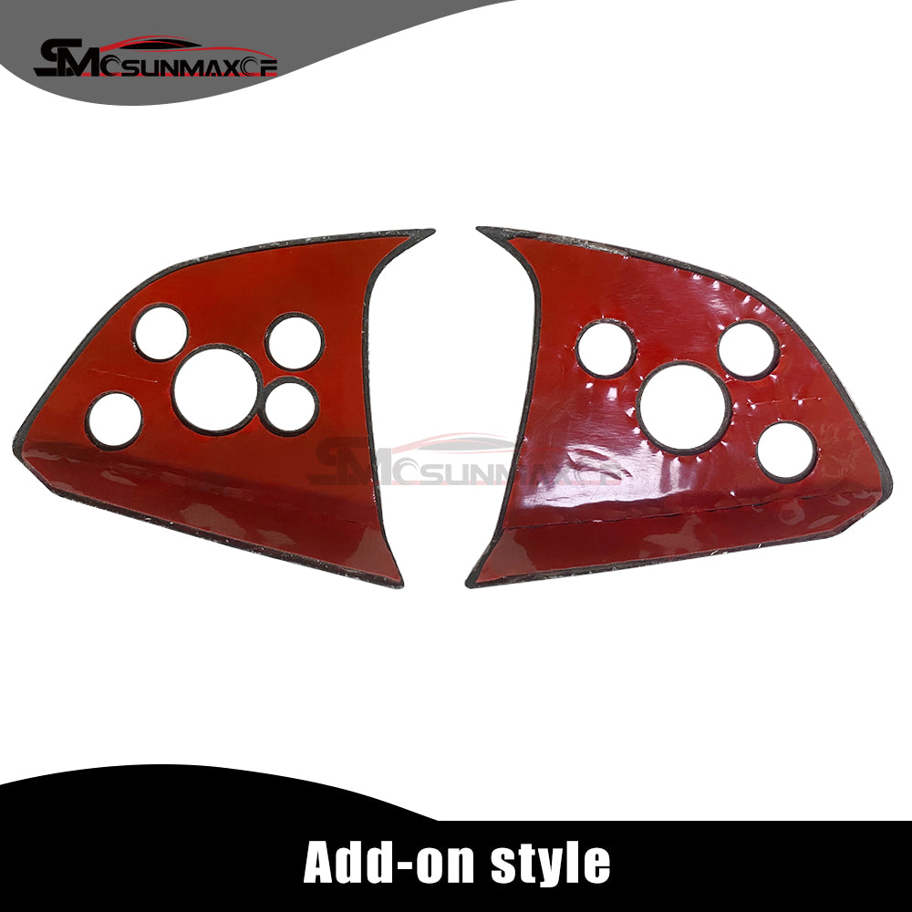 Tesla Model 3 Highland 2024 Real Carbon Fiber Steering Wheel Trim Cover