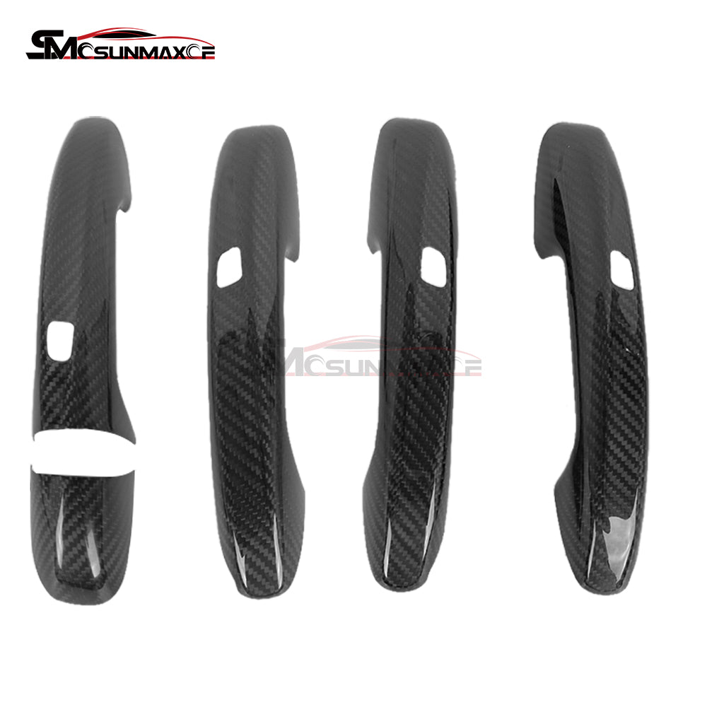 Mercedes-Benz C E S Class W205 W213 X253 W222 GLC W177 V177 C118 Carbon Fiber Door Handle Trim