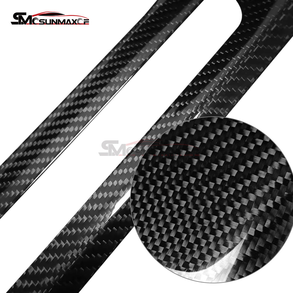 BMW 4 Series G22 G23 M4 G82 Carbon Fiber Door Sill Scuff Plate (2021)