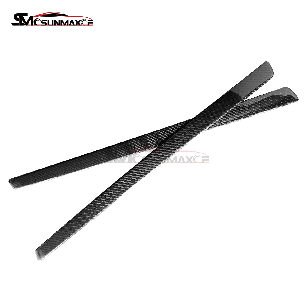 Carbon Fiber Door Panel Strip Covers for Mercedes AMG GT/GTS/GTR (2015-2023)